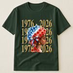 Black Woman Patriotic Afro - Shirt