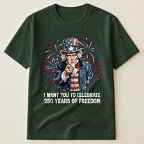 Patchwork Style Usa Uncle Sam Print - Shirt