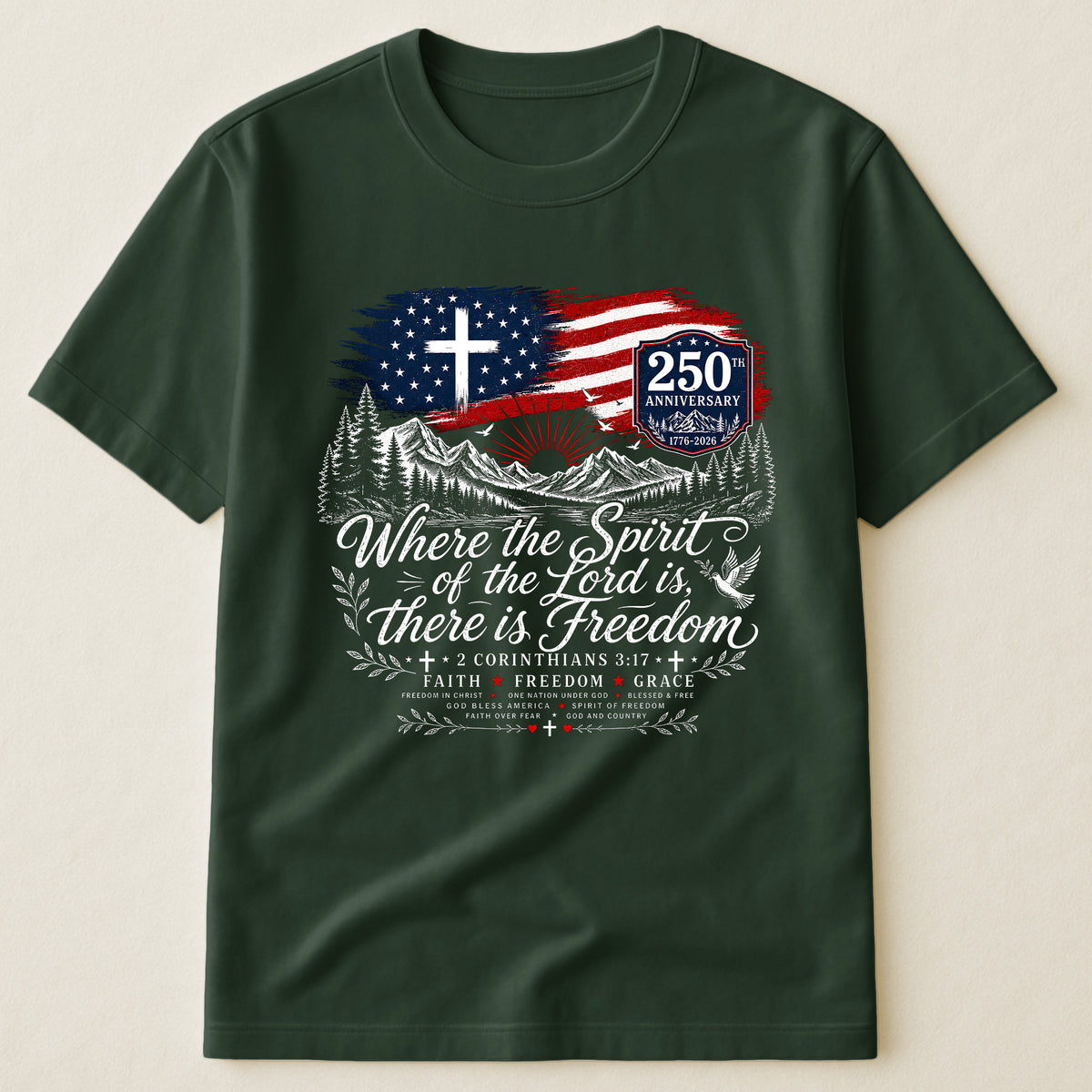 Where The Spirit Of The Lord Is, There Is Freedom - Shirt