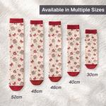 Custom Name & Birth Flower For Her Book Lovers Shh I'm Reading - Personalized Socks 3