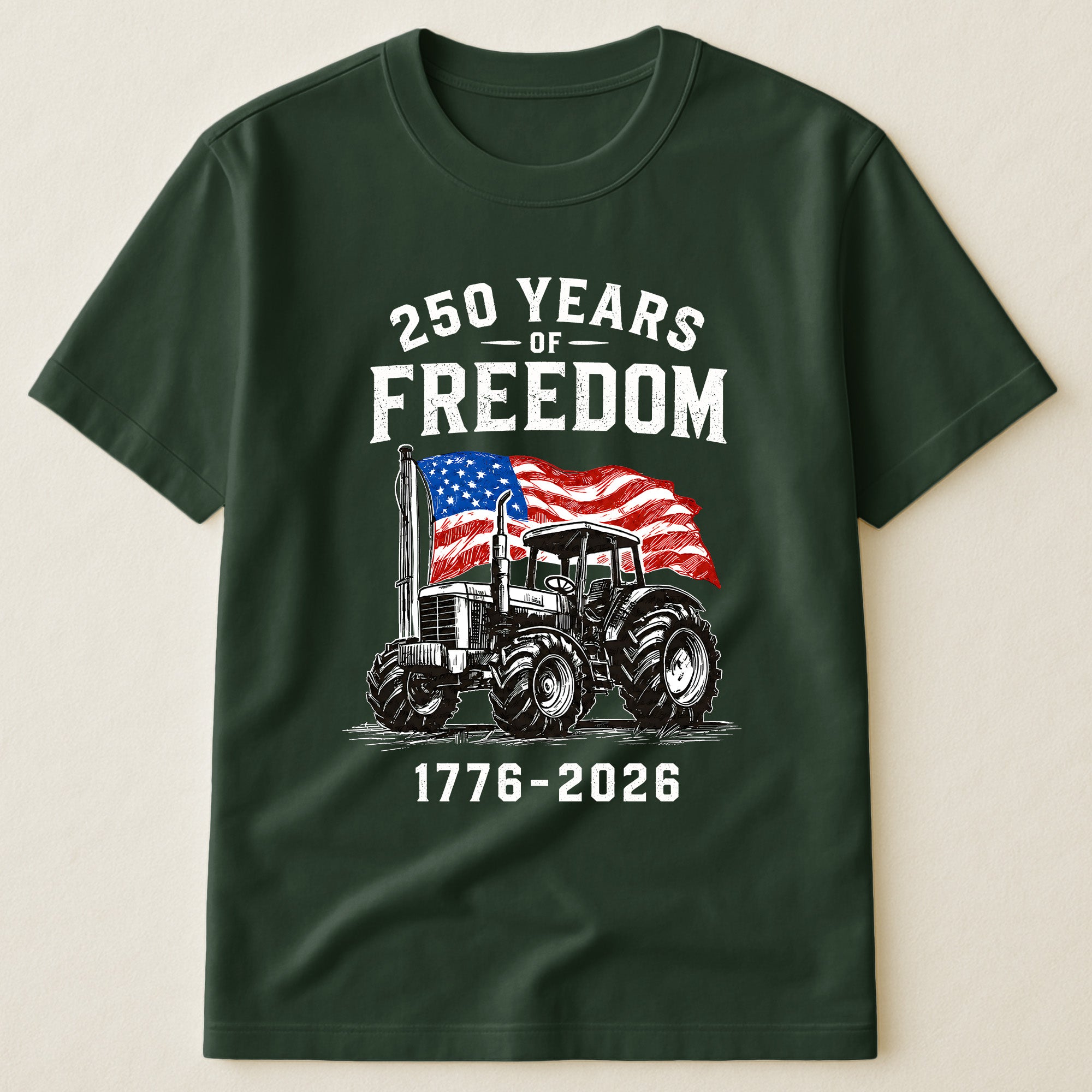 Patriotic Tractor 250 Years - Shirt