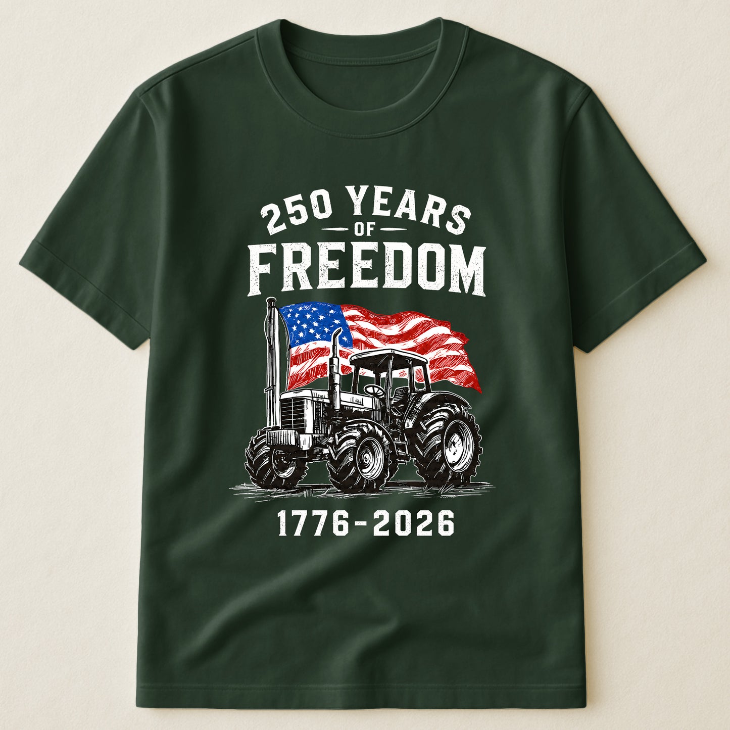 Patriotic Tractor 250 Years - Shirt