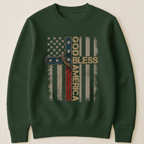 Cross God Bless America - Shirt