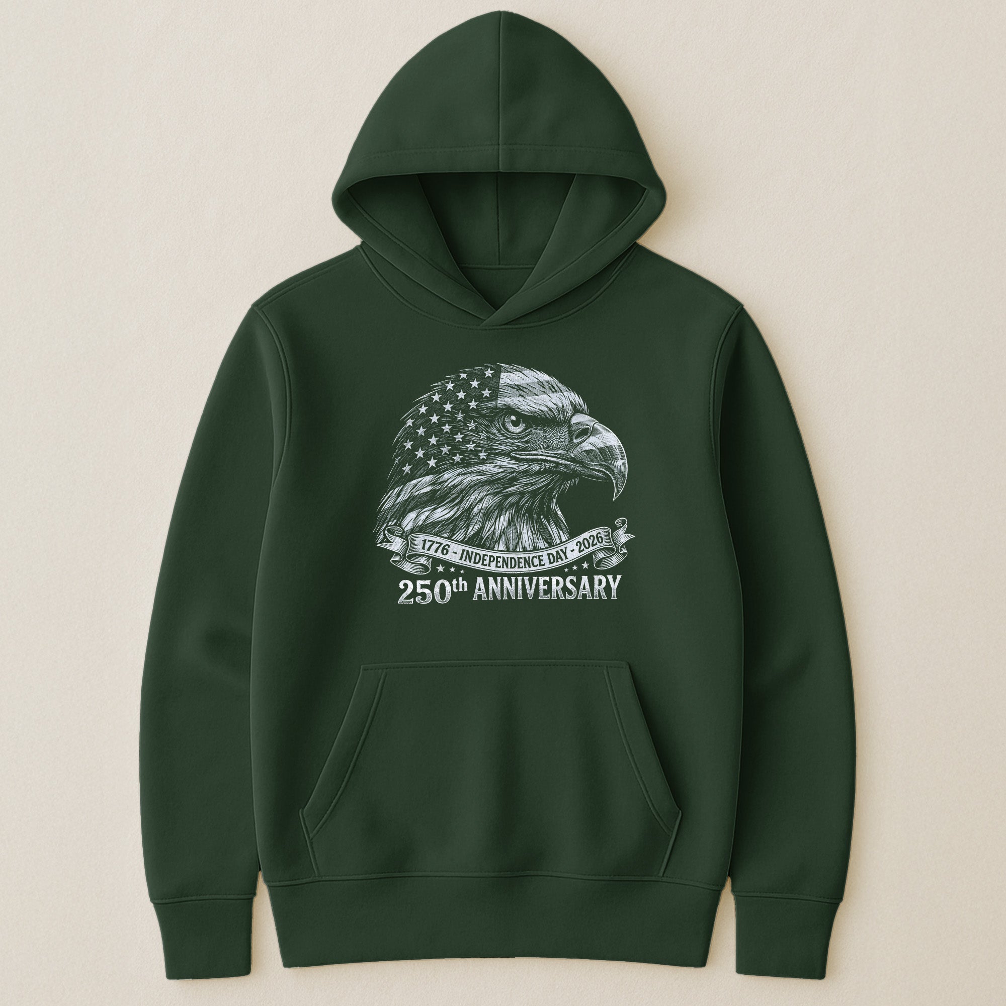 Bald Eagle Usa 250Th Anniversary Monochrome - Shirt