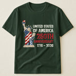 Patchwork Style USA Statue Of Liberty Print - Shirt
