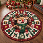 3D Christmas Character Decoration - Personalized Quilted Mat 2