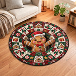 3D Christmas Character Decoration - Personalized Quilted Mat 3