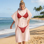 3D Sexy Bikini Funny - Personalized Beach Towel 3