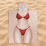 3D Sexy Bikini Funny - Personalized Beach Towel 6
