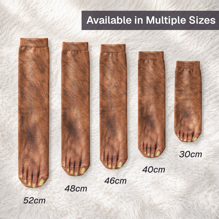 3D Ugly Feet Funny Gift For Husband Wife Boyfriend Girlfriend Friend Coworkers - Personalized Socks 5