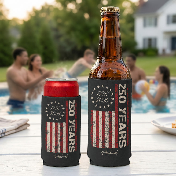 4Th-Of-July-Celebration-250-Years-Personalized-Can-Cooler-2