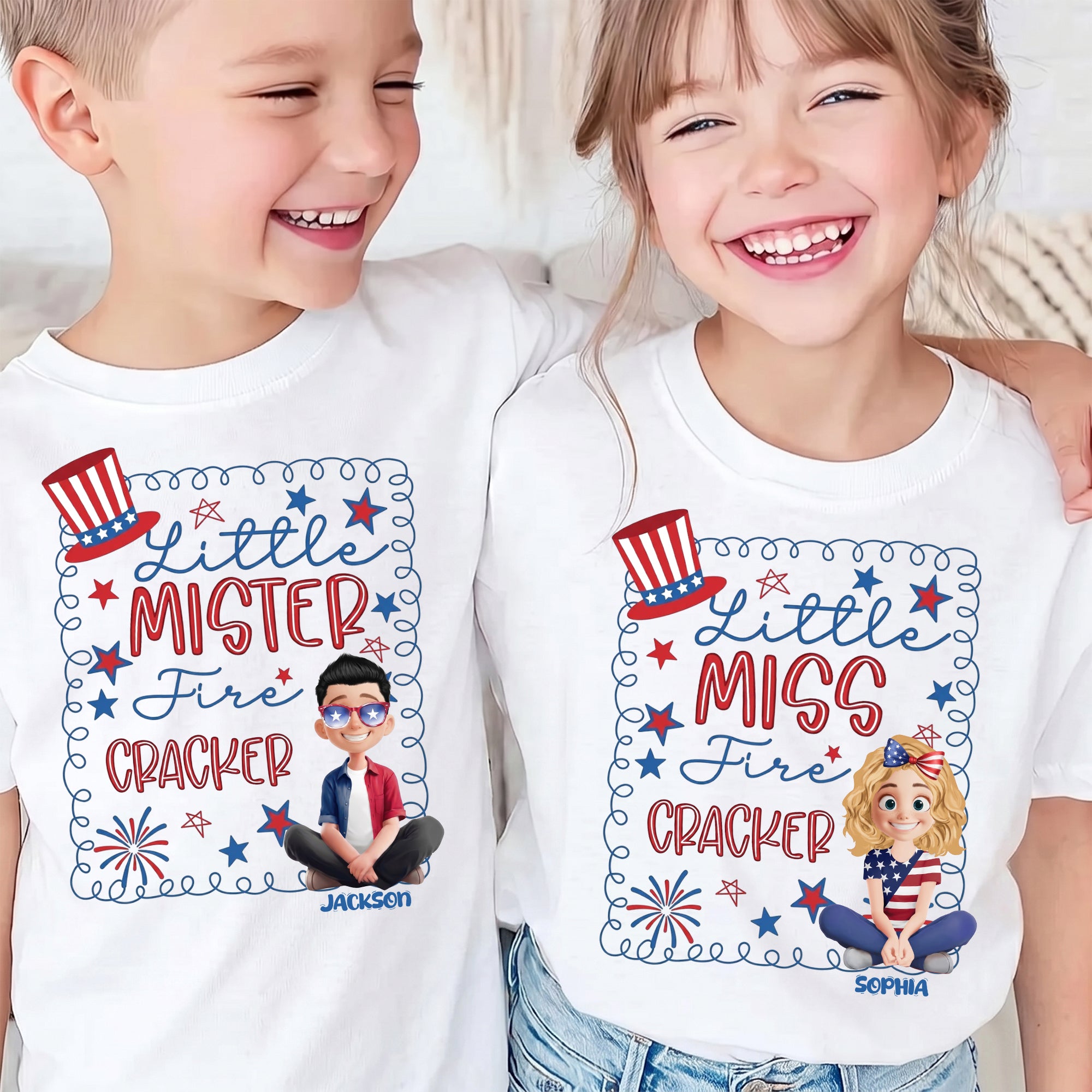 4Th-Of-July-Kids-Toddler-Firecracker--Personalized-Shirt-2