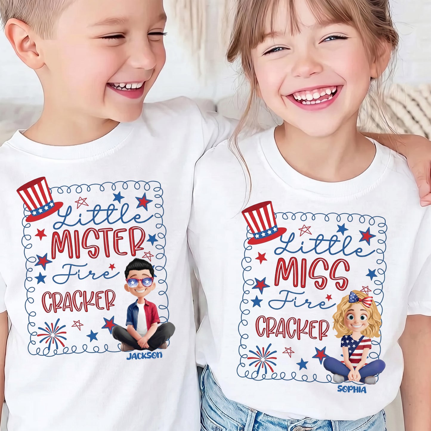 4Th-Of-July-Kids-Toddler-Firecracker--Personalized-Shirt-2