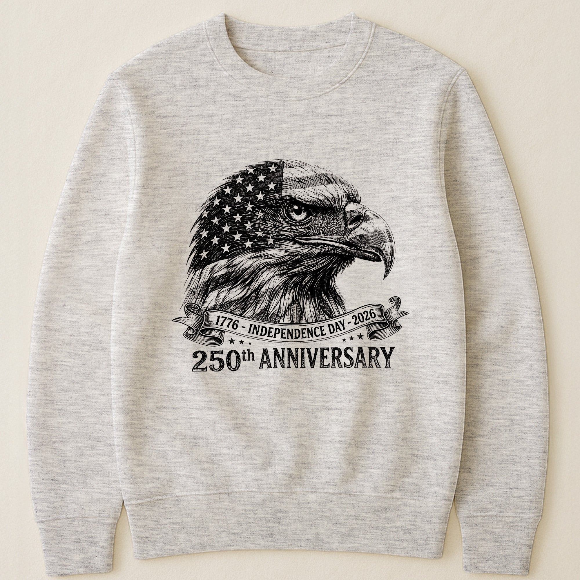 Bald Eagle Usa 250Th Anniversary Monochrome - Shirt