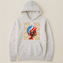 Black Woman Patriotic Afro - Shirt