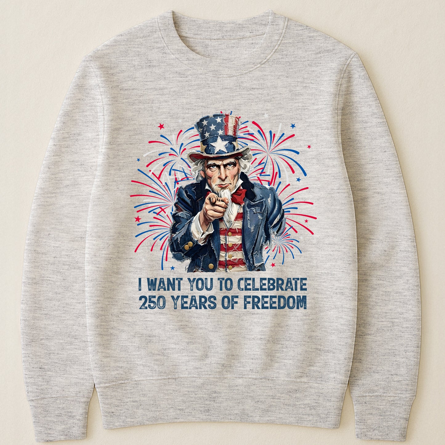 Patchwork Style Usa Uncle Sam Print - Shirt