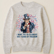 Patchwork Style Usa Uncle Sam Print - Shirt