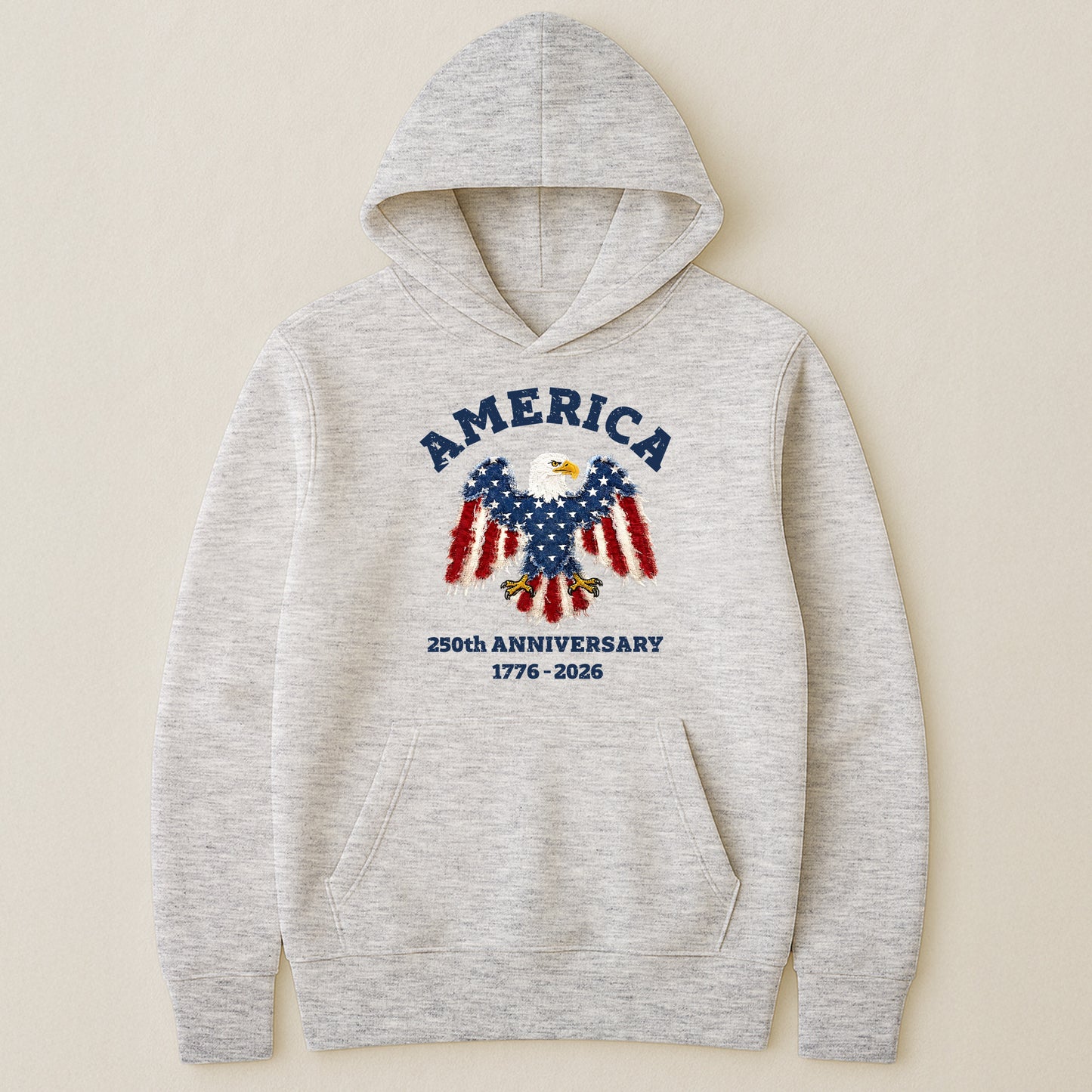 Patchwork Style USA Bald Eagles Print - Shirt