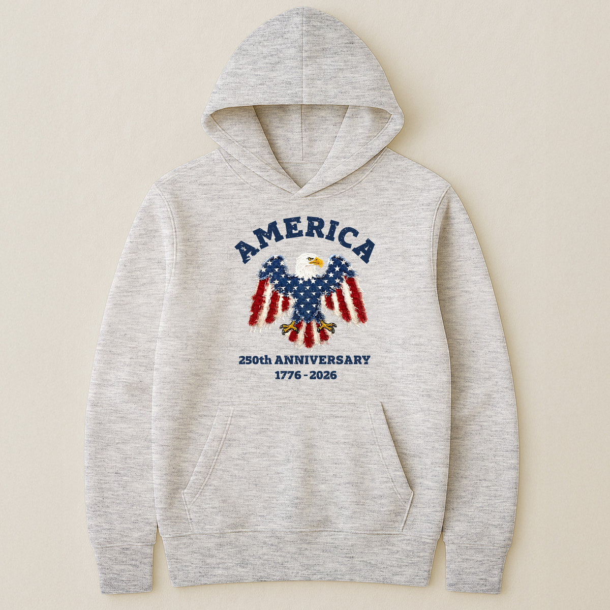 Patchwork Style USA Bald Eagles Print - Shirt
