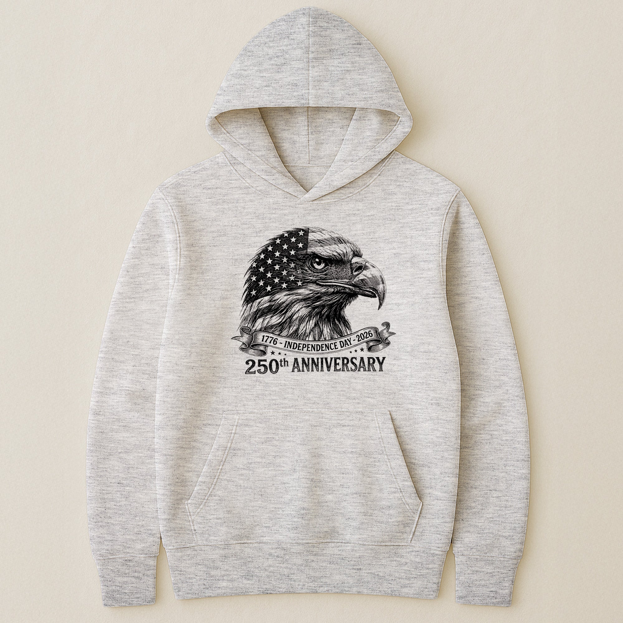 Bald Eagle Usa 250Th Anniversary Monochrome - Shirt