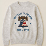 Patchwork Style USA Liberty Bell Print - Shirt