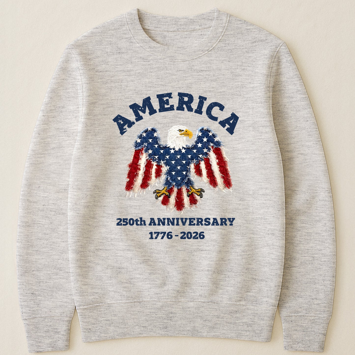 Patchwork Style USA Bald Eagles Print - Shirt