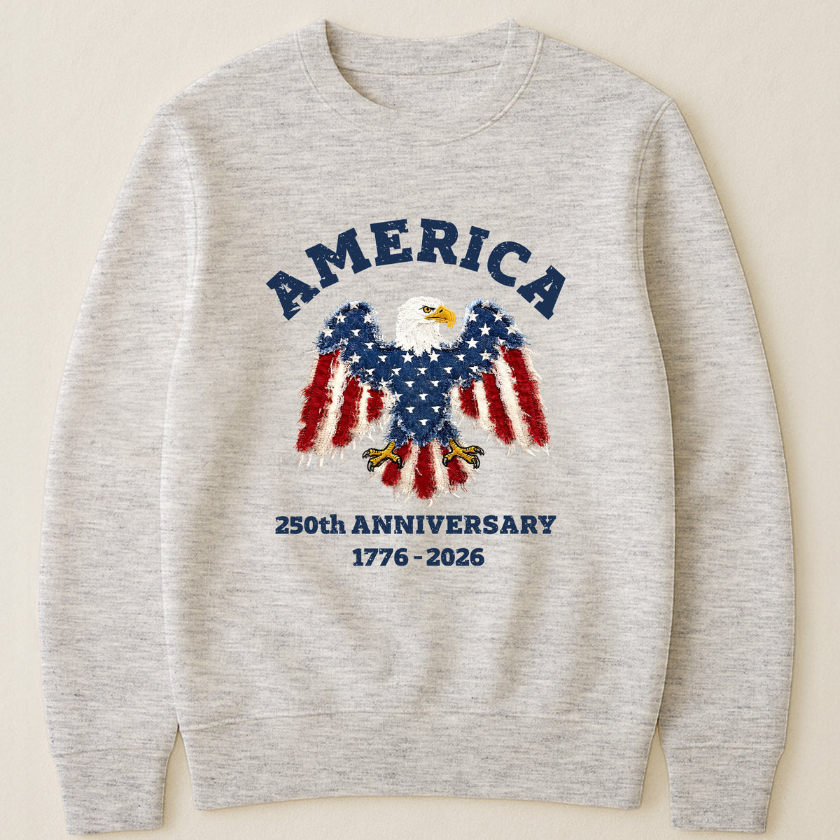 Patchwork Style USA Bald Eagles Print - Shirt
