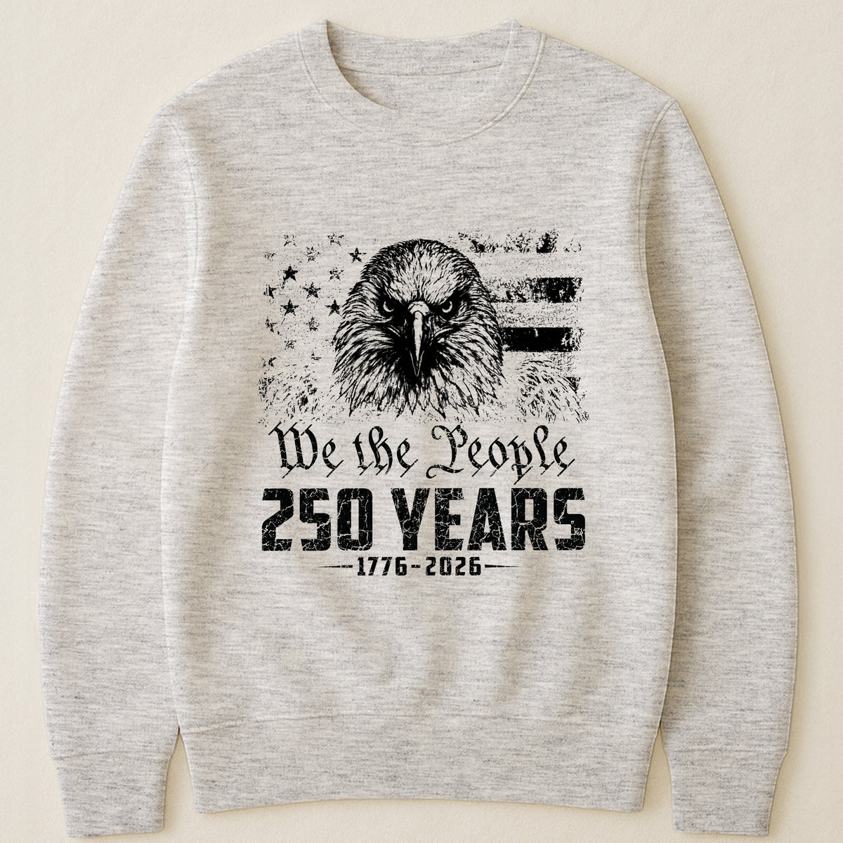 We The People Eagel Monochrome - Shirt