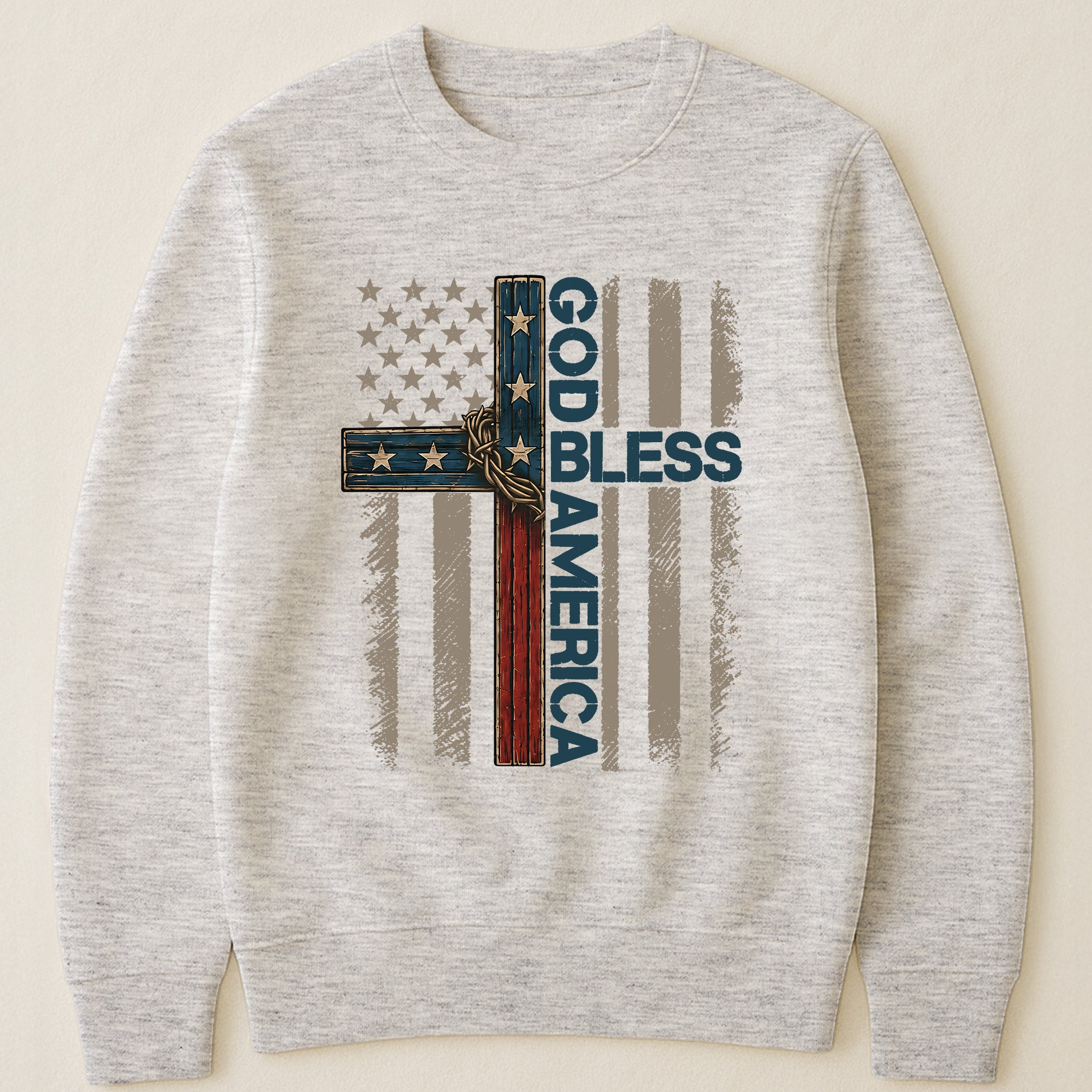 Cross God Bless America - Shirt