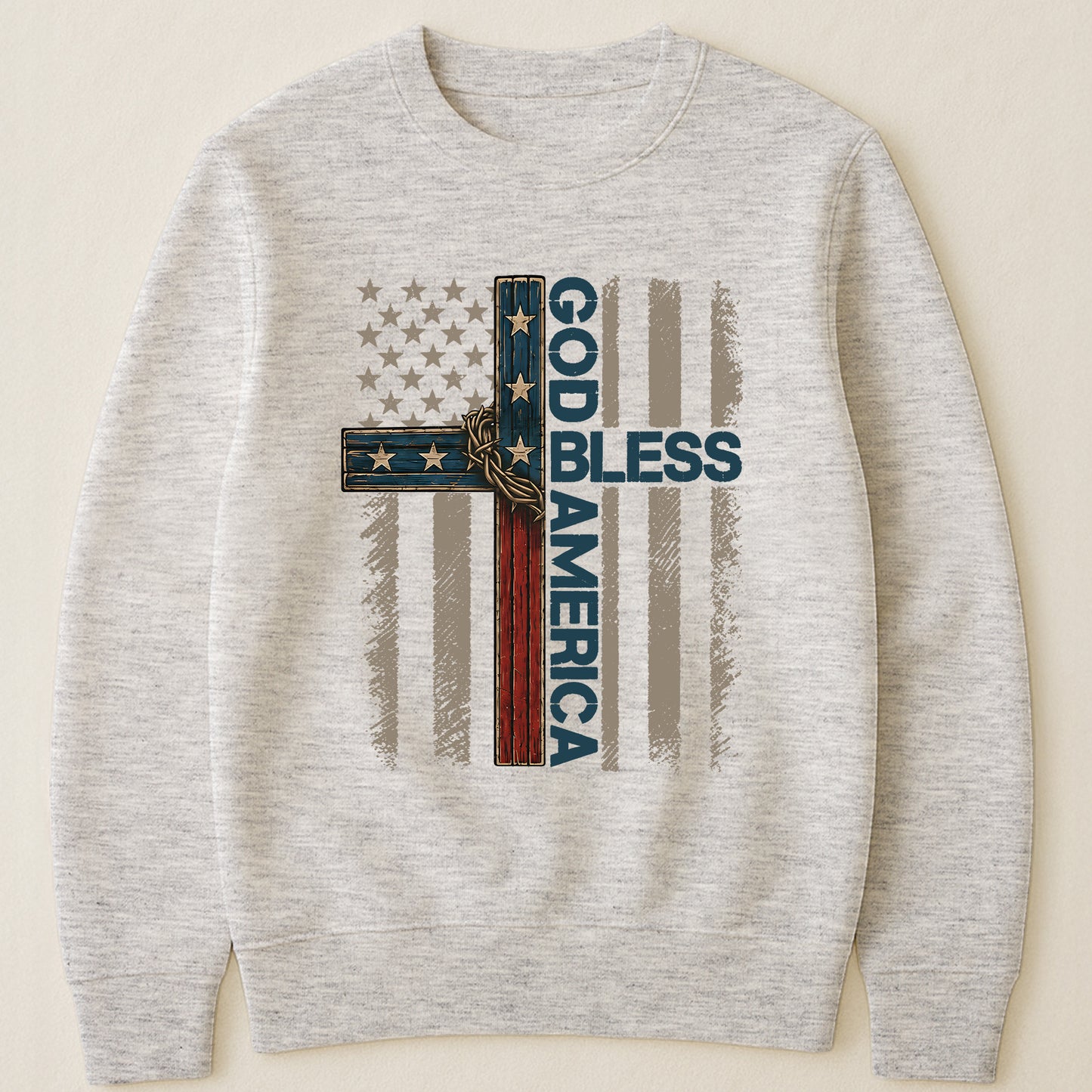 Cross God Bless America - Shirt