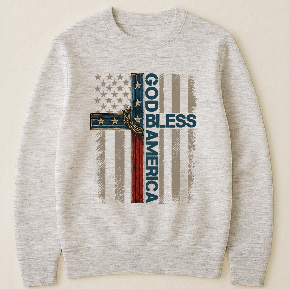 Cross God Bless America - Shirt
