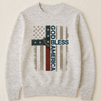 Cross God Bless America - Shirt