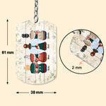 I Am Always With You - Personalized Keychain - Family Hugging