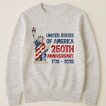 Patchwork Style USA Statue Of Liberty Print - Shirt