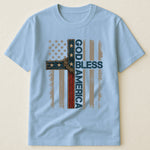 Cross God Bless America - Shirt