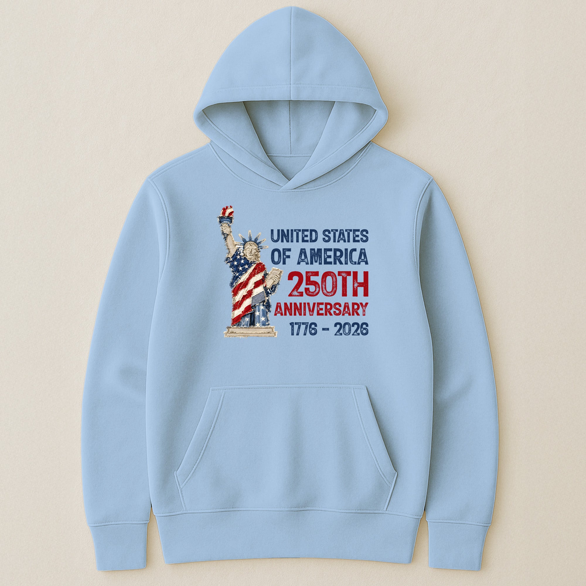 Patchwork Style USA Statue Of Liberty Print - Shirt