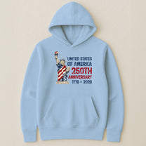 Patchwork Style USA Statue Of Liberty Print - Shirt
