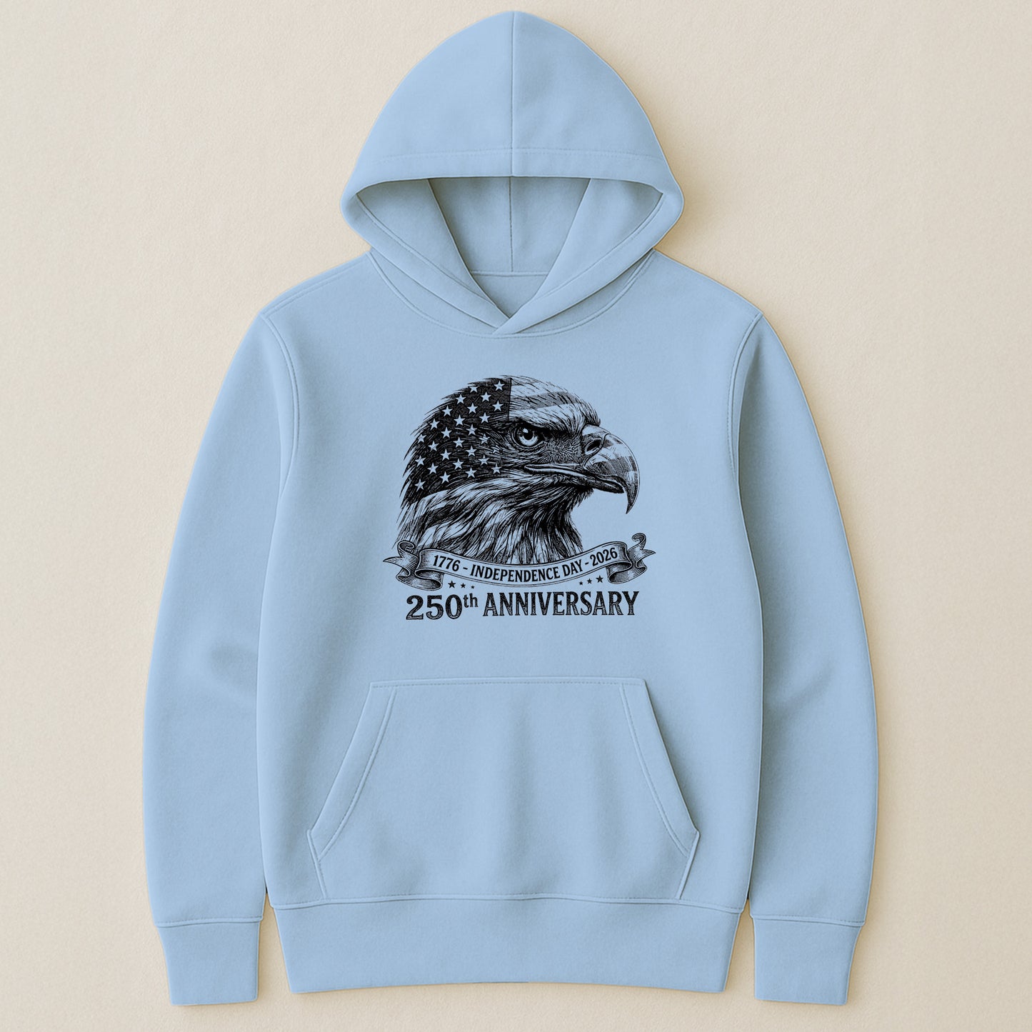 Bald Eagle Usa 250Th Anniversary Monochrome - Shirt