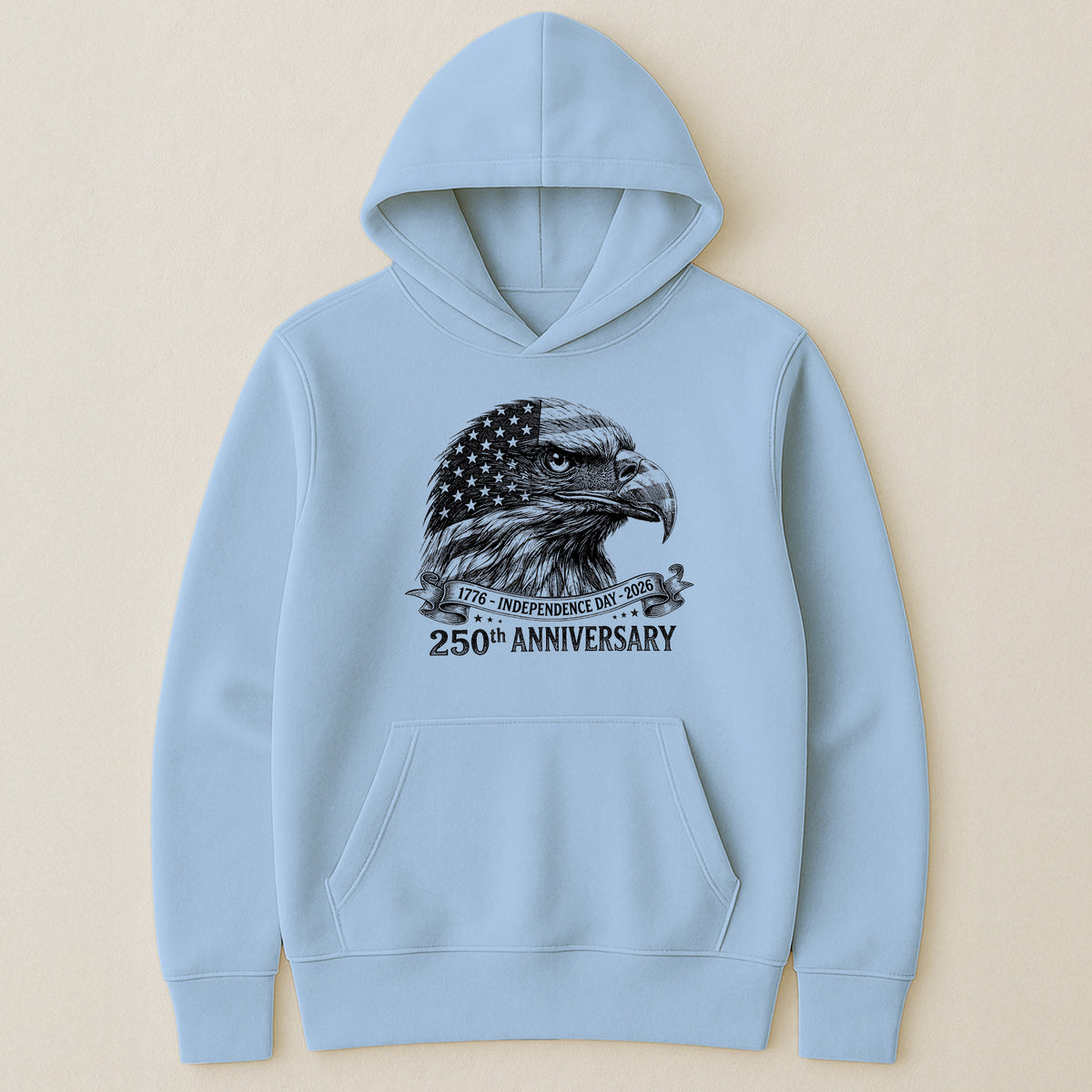 Bald Eagle Usa 250Th Anniversary Monochrome - Shirt