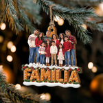 Custom Photo Ornament Gift For Family Parents Grandparents - Personalized Ornament 5