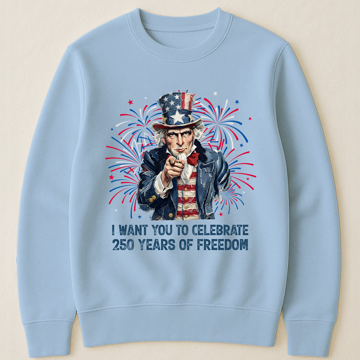 Patchwork Style Usa Uncle Sam Print - Shirt
