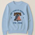 Patchwork Style USA Liberty Bell Print - Shirt