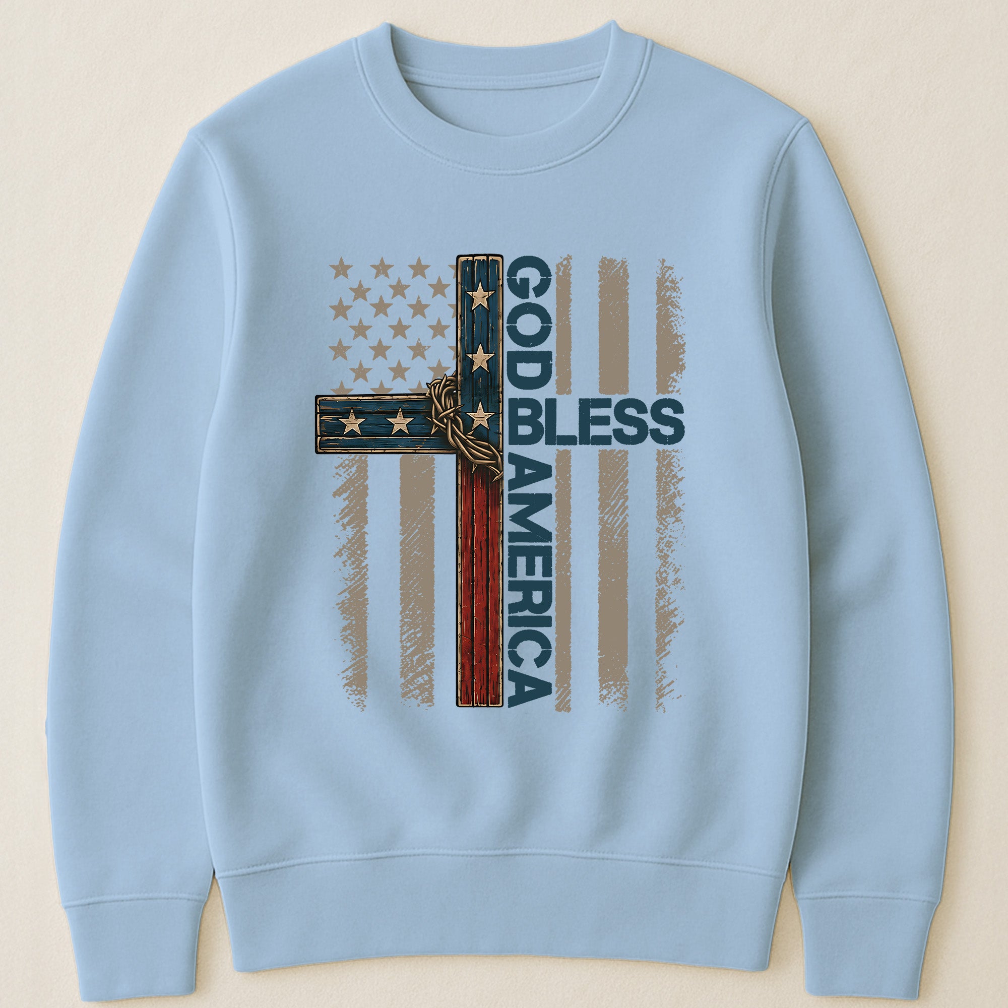 Cross God Bless America - Shirt