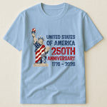 Patchwork Style USA Statue Of Liberty Print - Shirt