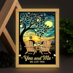 You & Me We Got This Starry Night New Version - Personalized Frame Light Box
