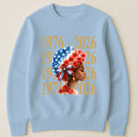 Black Woman Patriotic Afro - Shirt
