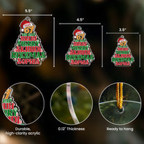 67 Bruh 2025 Slang - Personalized Acrylic Ornament