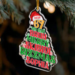 67 Bruh 2026 Slang - Personalized Acrylic Ornament