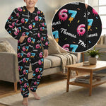 67 Ice Cream Drip - Personalized Hooded Jumpsuit