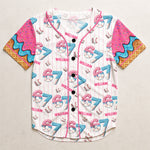 67 Sport Ice Cream Drip - Personalized Kids Baseball Jersey